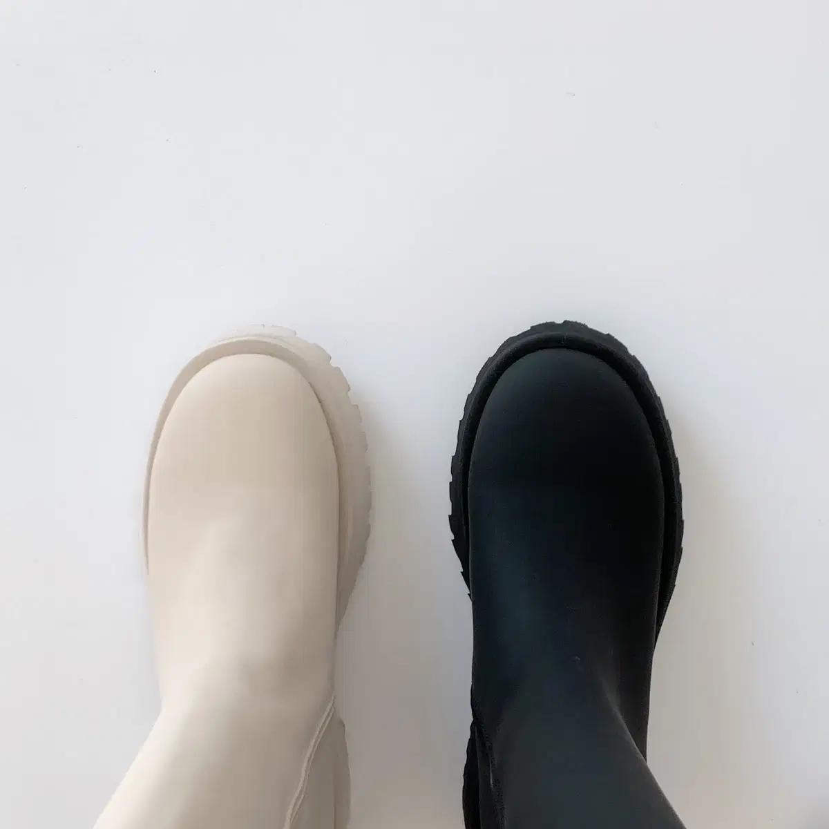 @세일 9403 베이지 240-무광 4cm 롱부츠-새상품 13