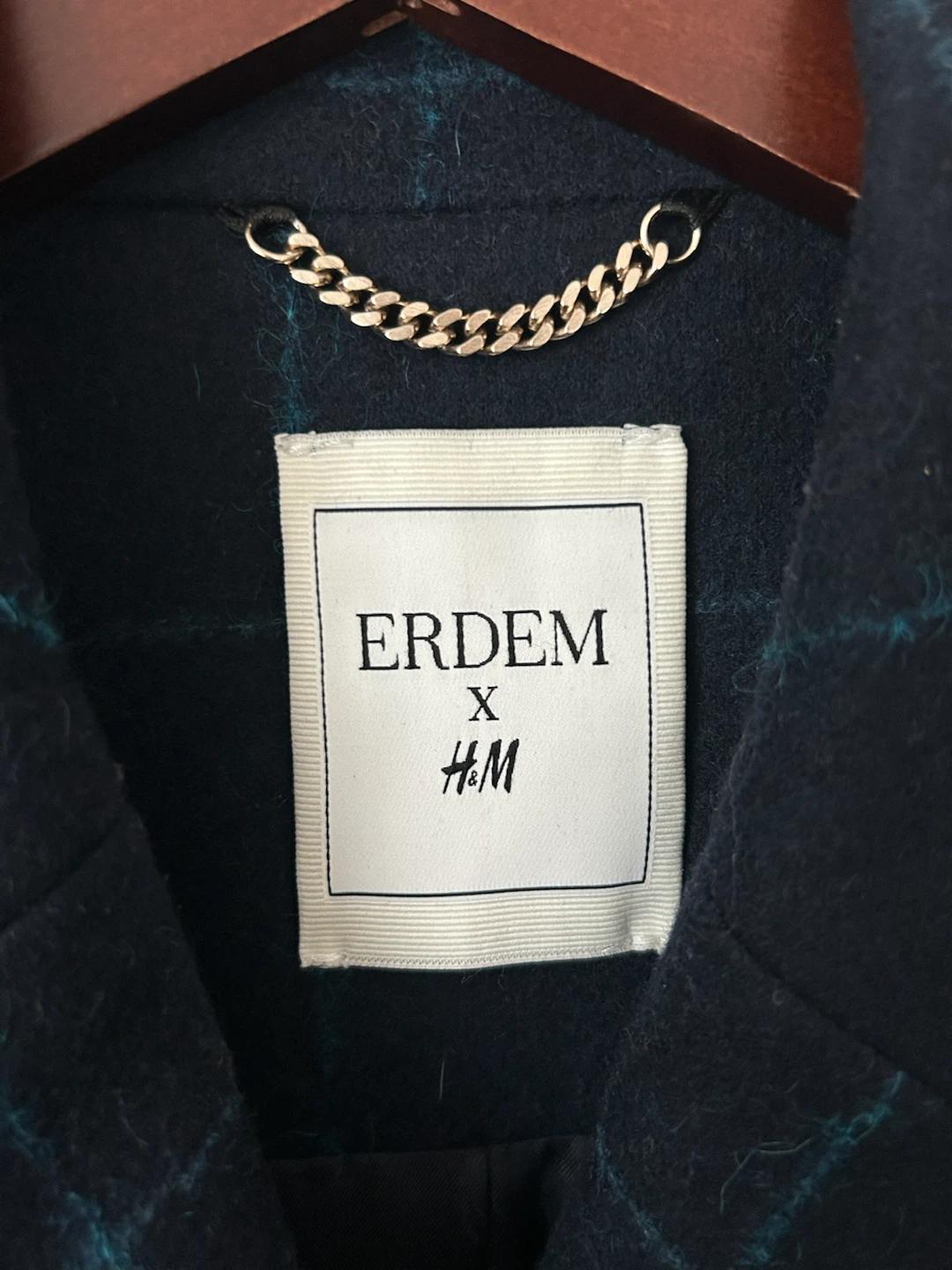 H&M 에르뎀 콜라보 울코트 32사이즈 6