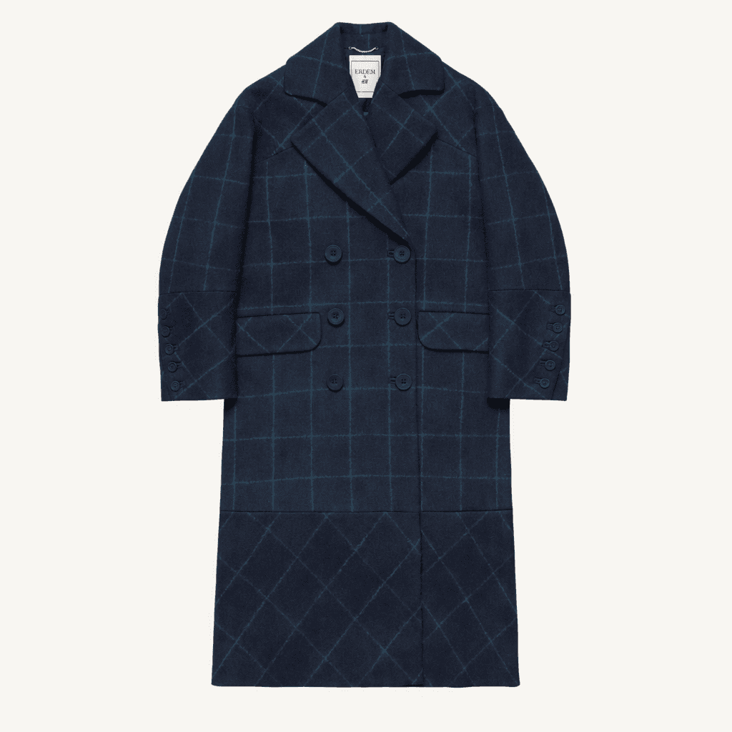 H&M 에르뎀 콜라보 울코트 32사이즈 착용컷