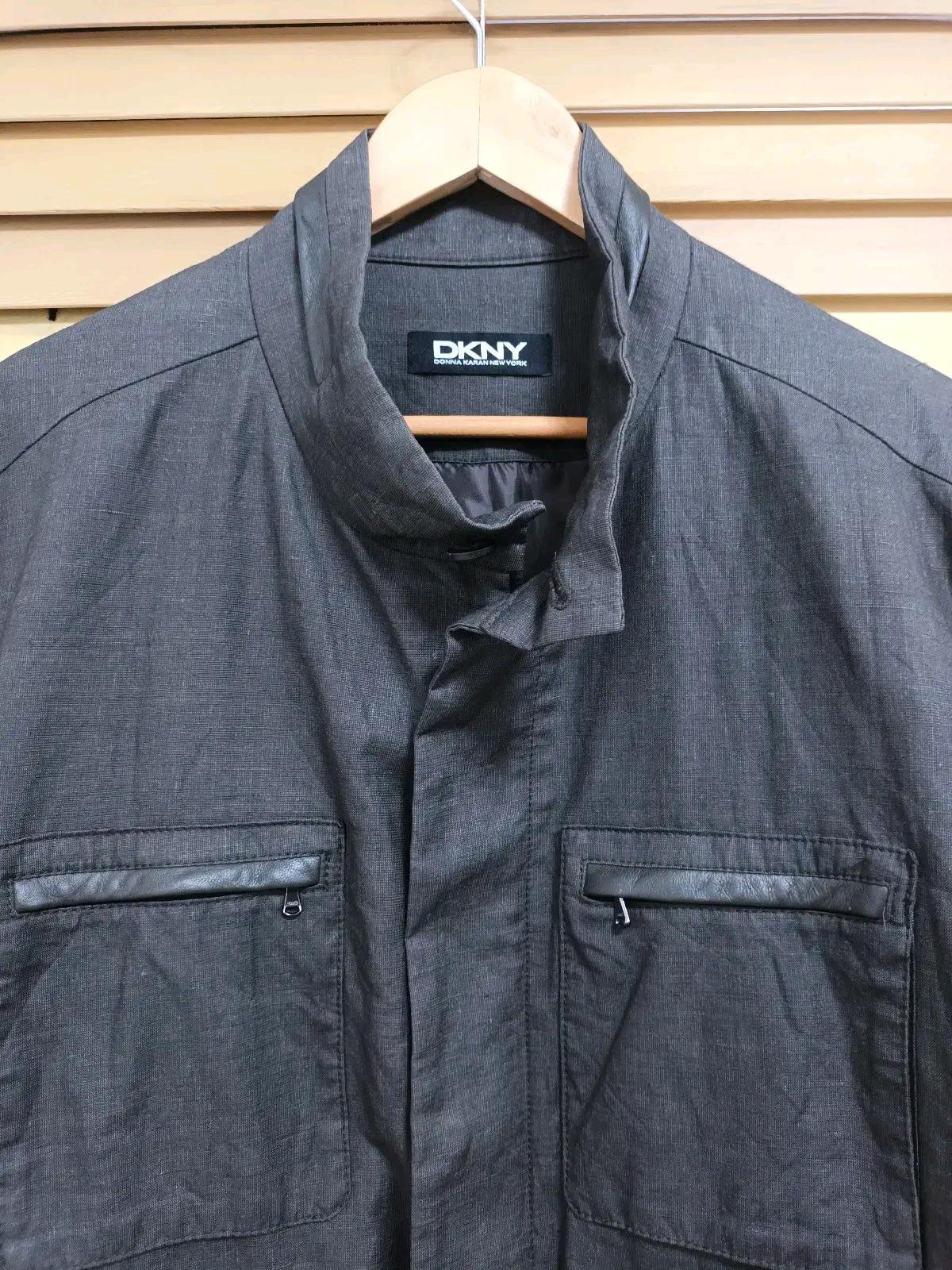 DKNY 남성 하이넥린넨자켓 L사이즈 4