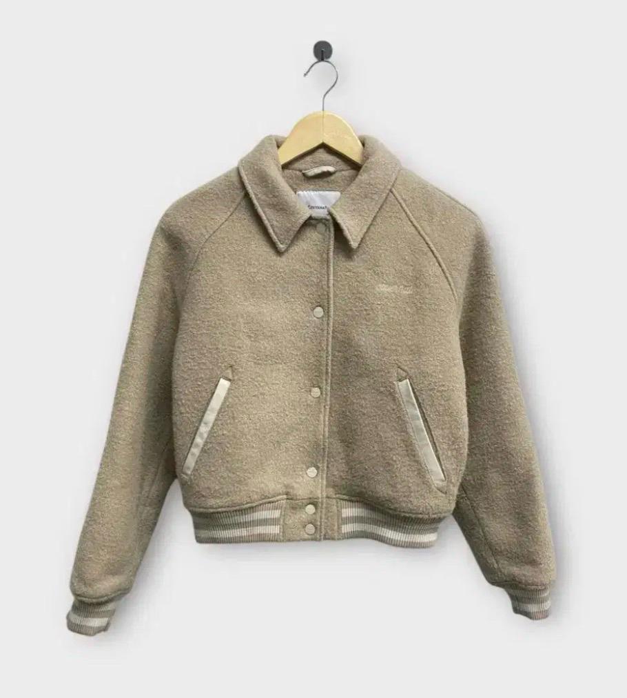 커버낫 우먼 바시티 울자켓 Beige S 2