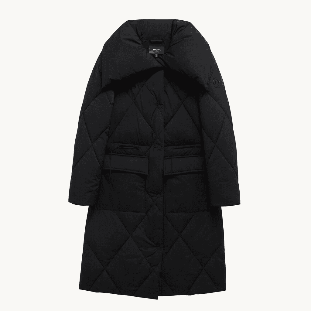 DKNY 다이아몬드 퀼팅 패딩 코트 XS-S
