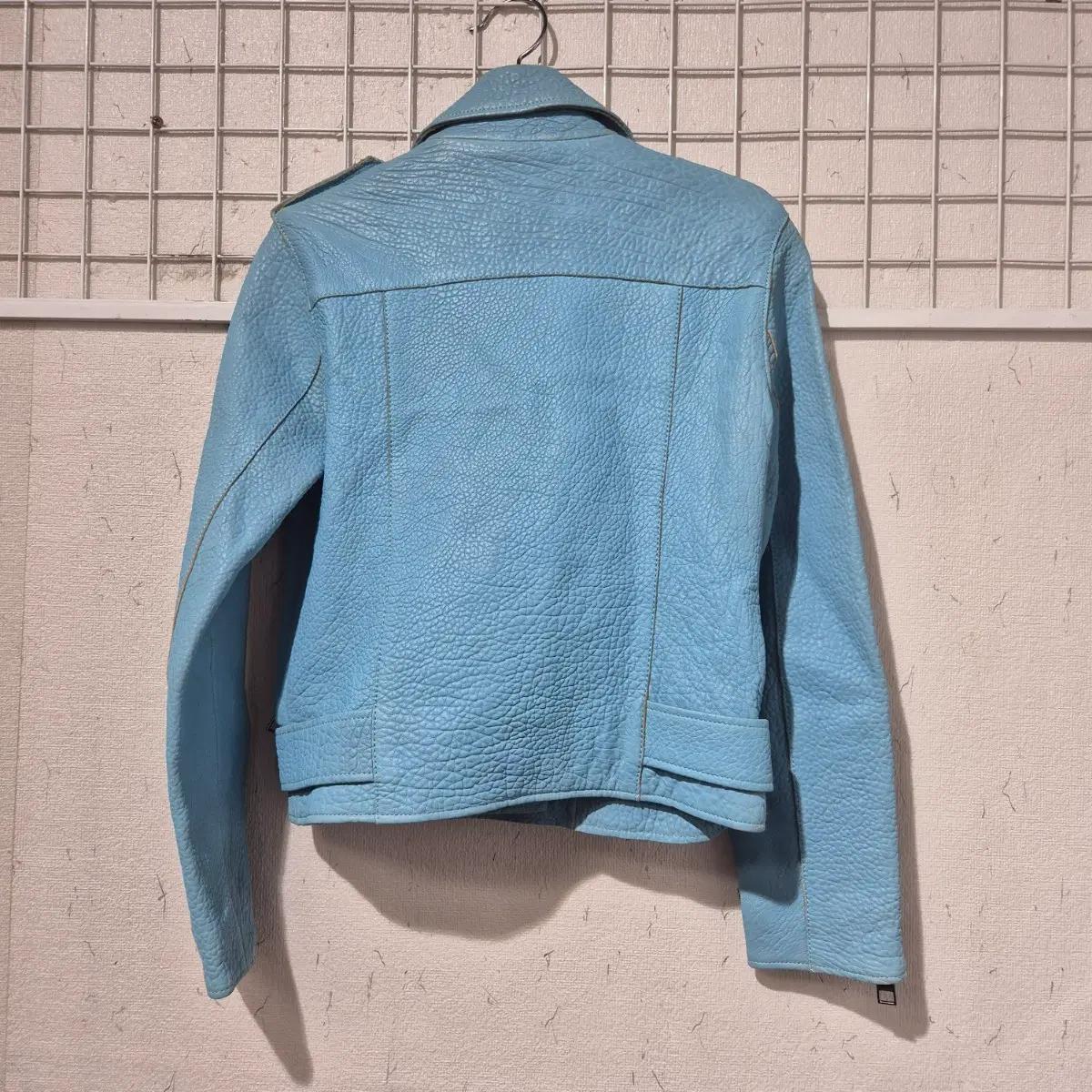 올세인츠 블루 라이더 자켓 8