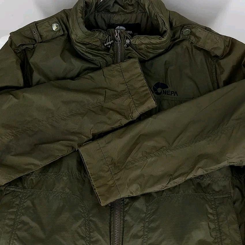 네파 남성 춘추 후드내장 바람막이집업 카키105 (HU44012) 4