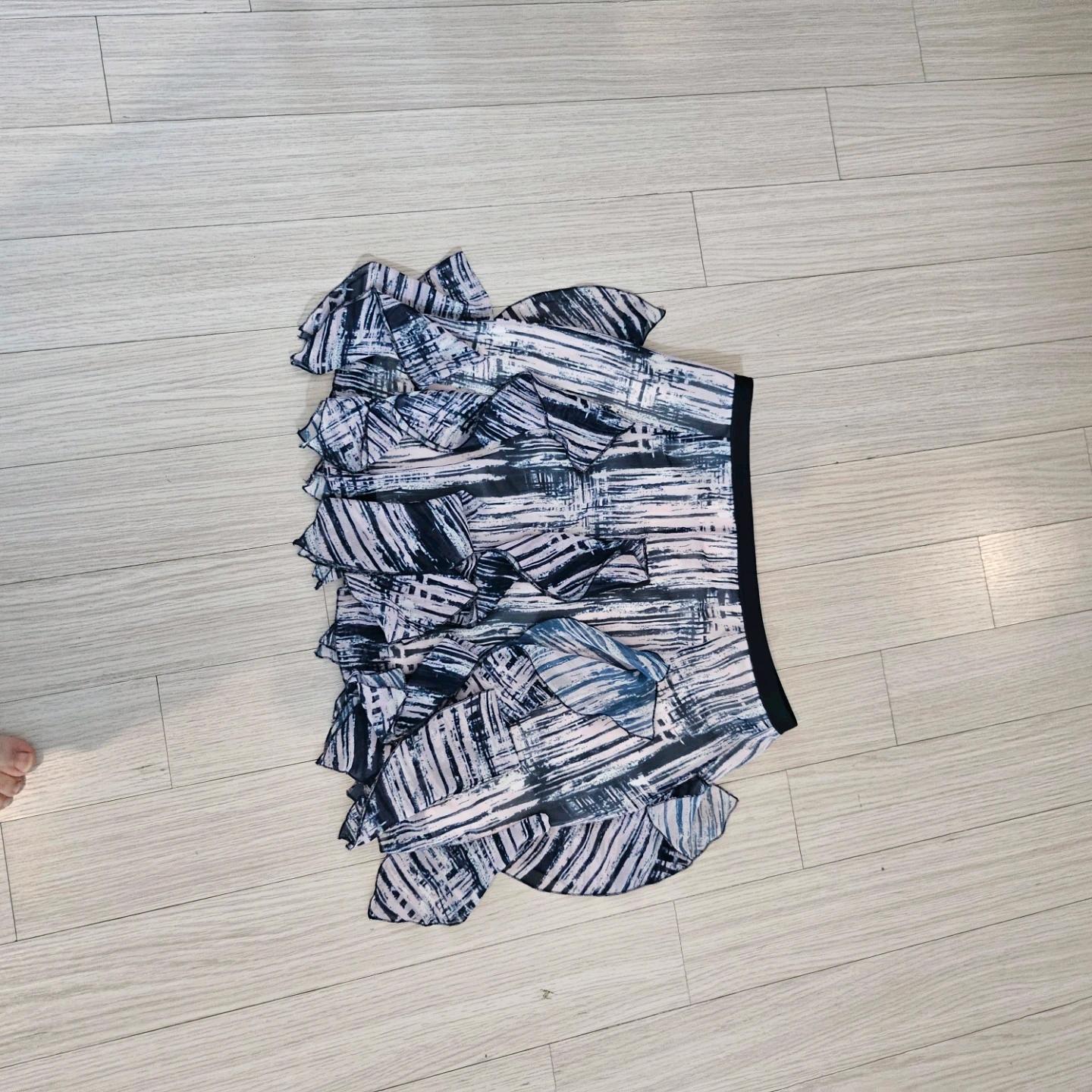 오즈세컨 패턴 캉캉 미니스커트 4