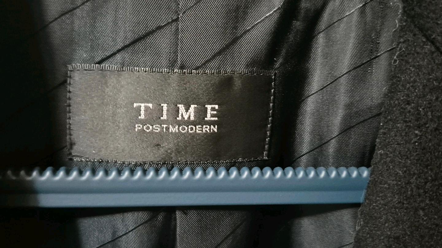 한섬 타임 time 블랙 싱글 코트 55 5