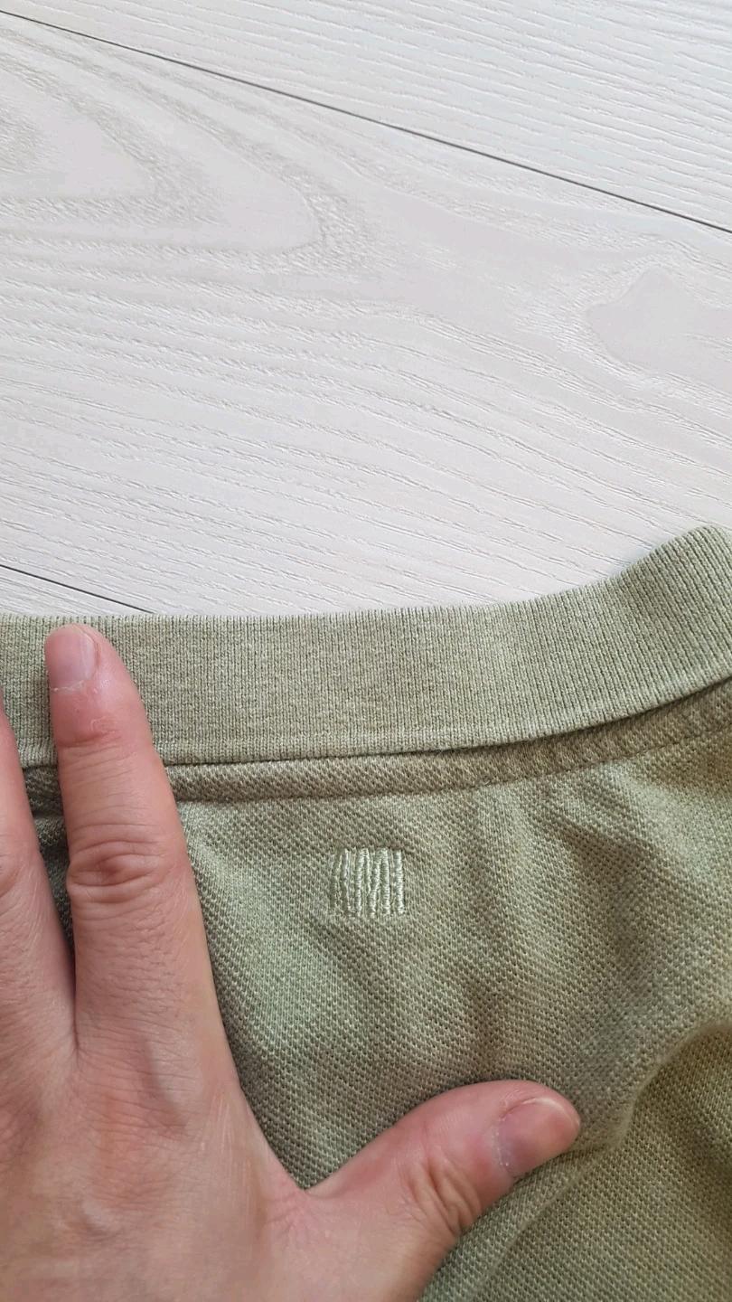 AMI 아미 스몰 하트 폴로 반팔 티셔츠 XL 4