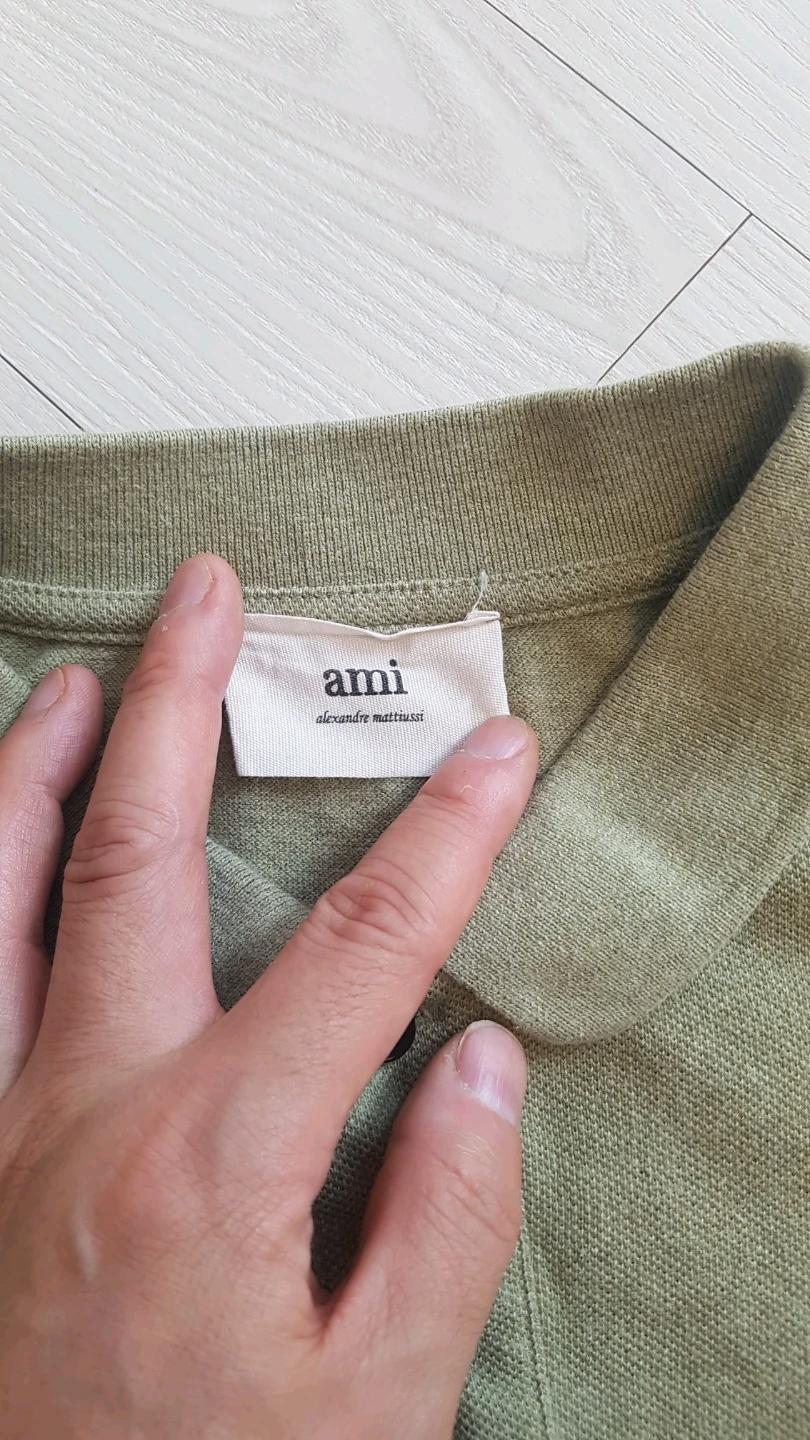 AMI 아미 스몰 하트 폴로 반팔 티셔츠 XL 5