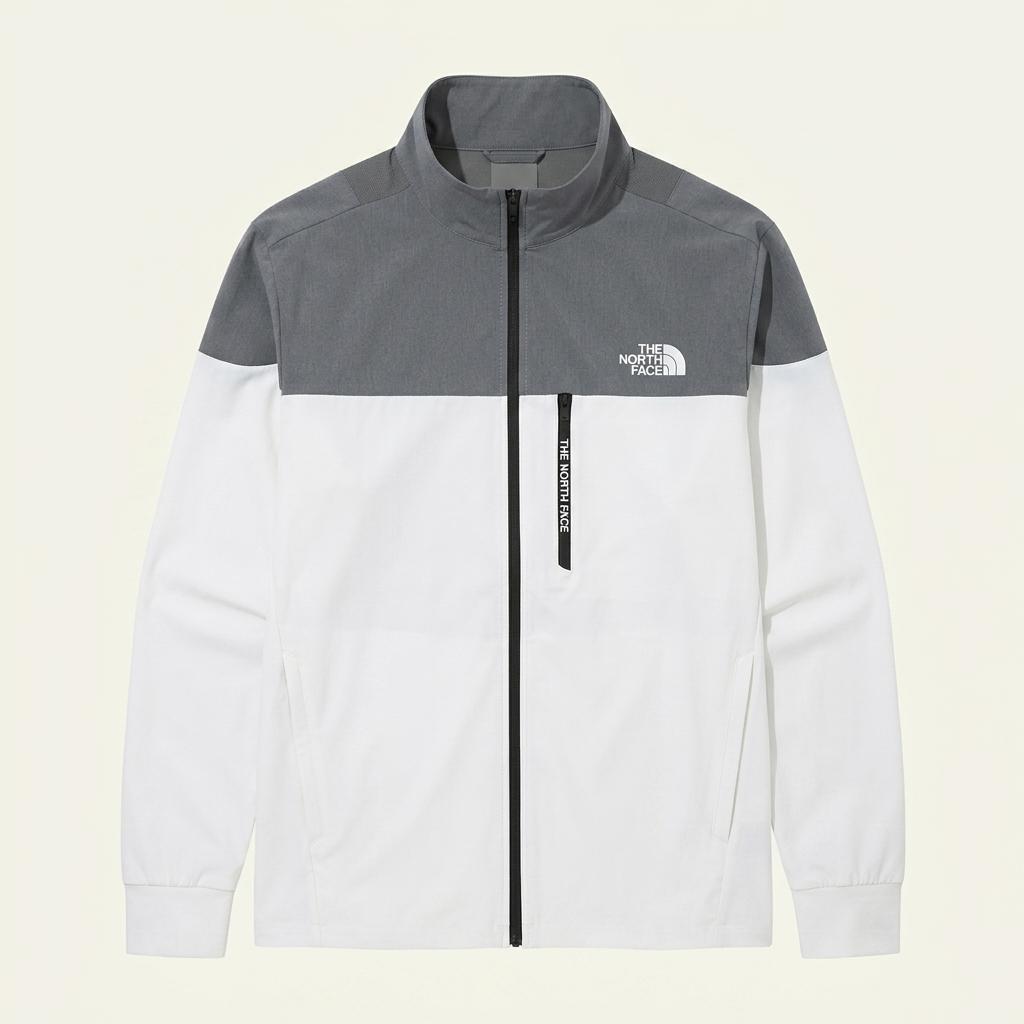 2XL 노스페이스 화이트 바람막이 E849