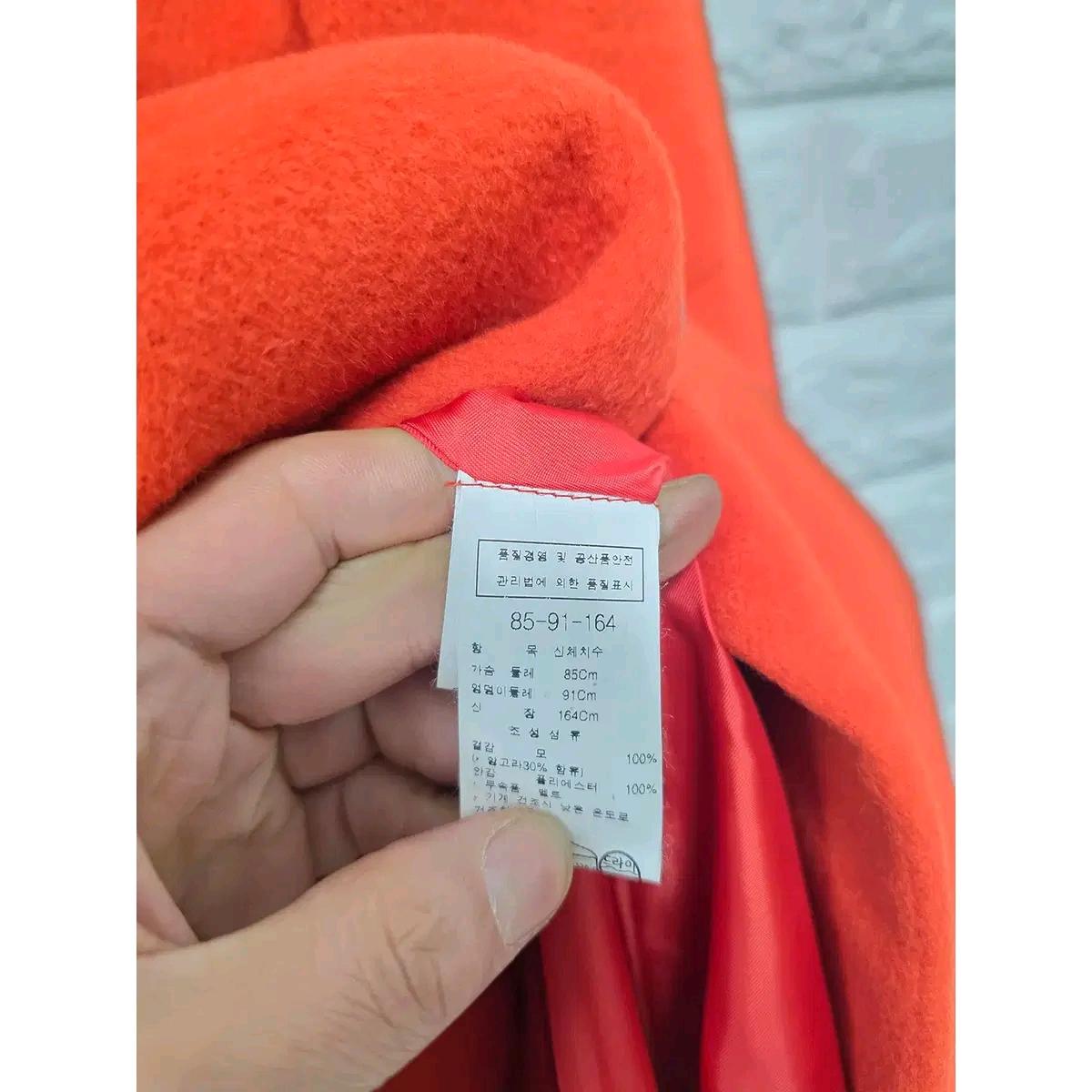 S 모조에스핀 앙고라 모혼방 코트 B198 4