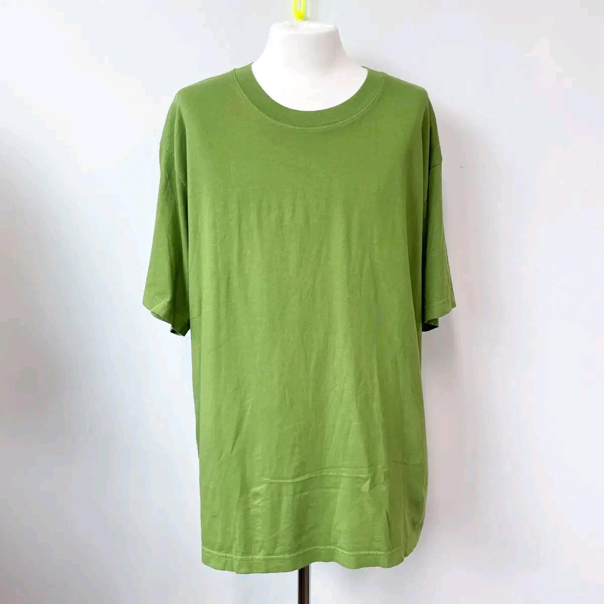 COS 남성캐주얼면반팔 올리브그린 XL 2