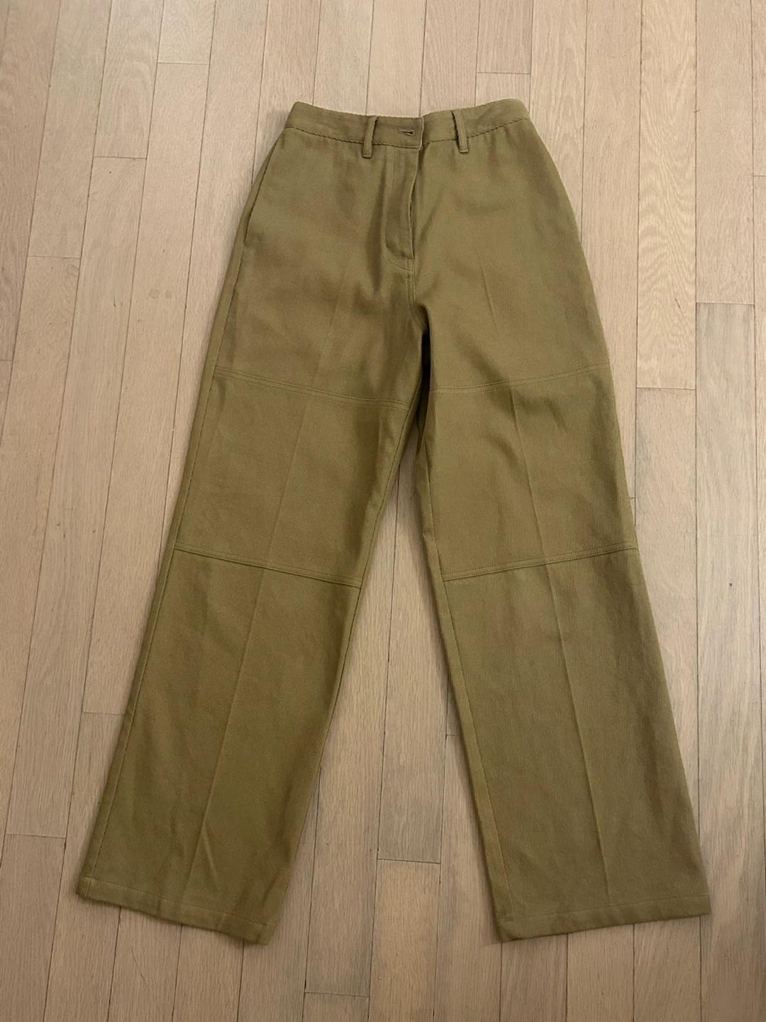 르셉템버 르917 TWILL PANELED TROUSERS [BEIGE] 3