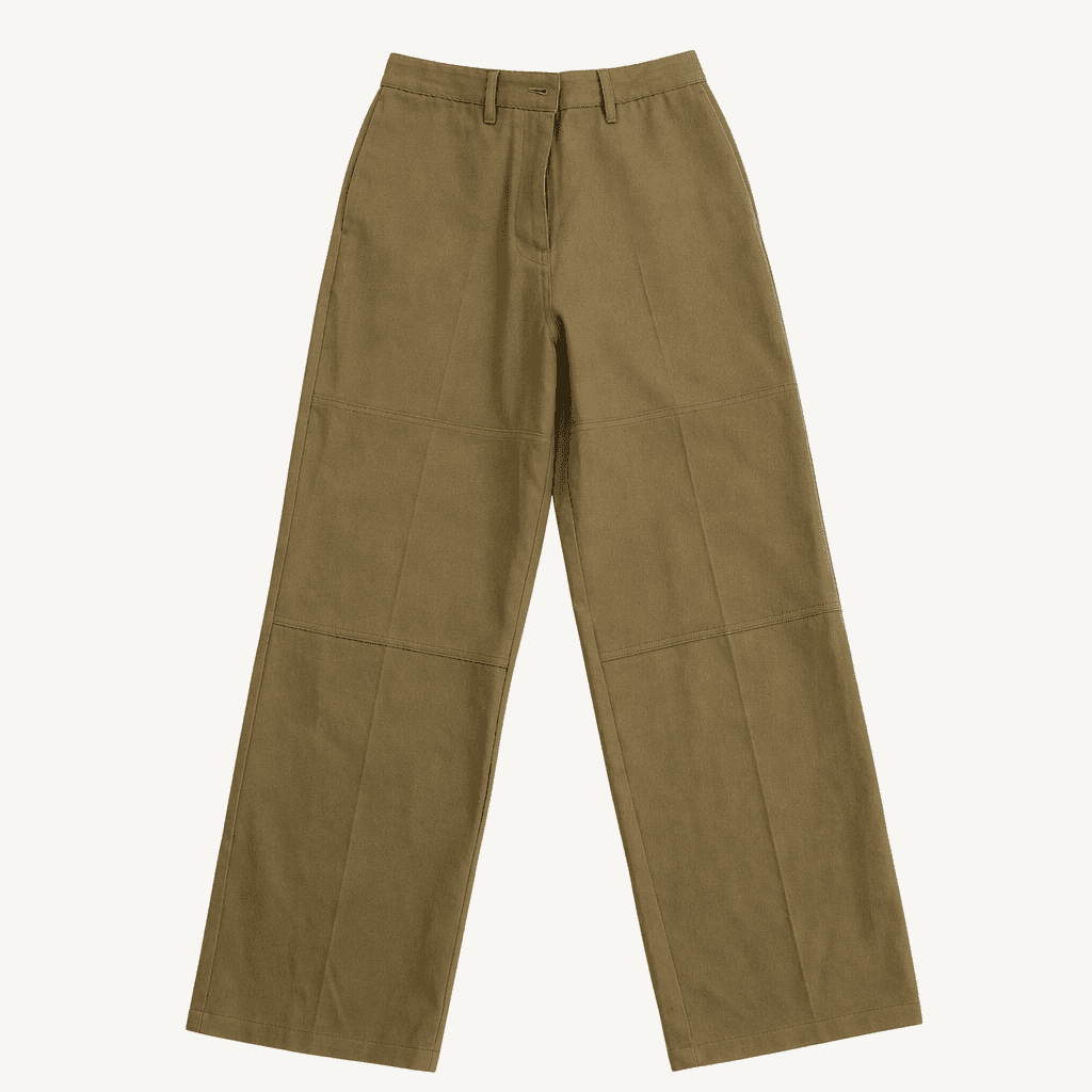 르셉템버 르917 TWILL PANELED TROUSERS [BEIGE]