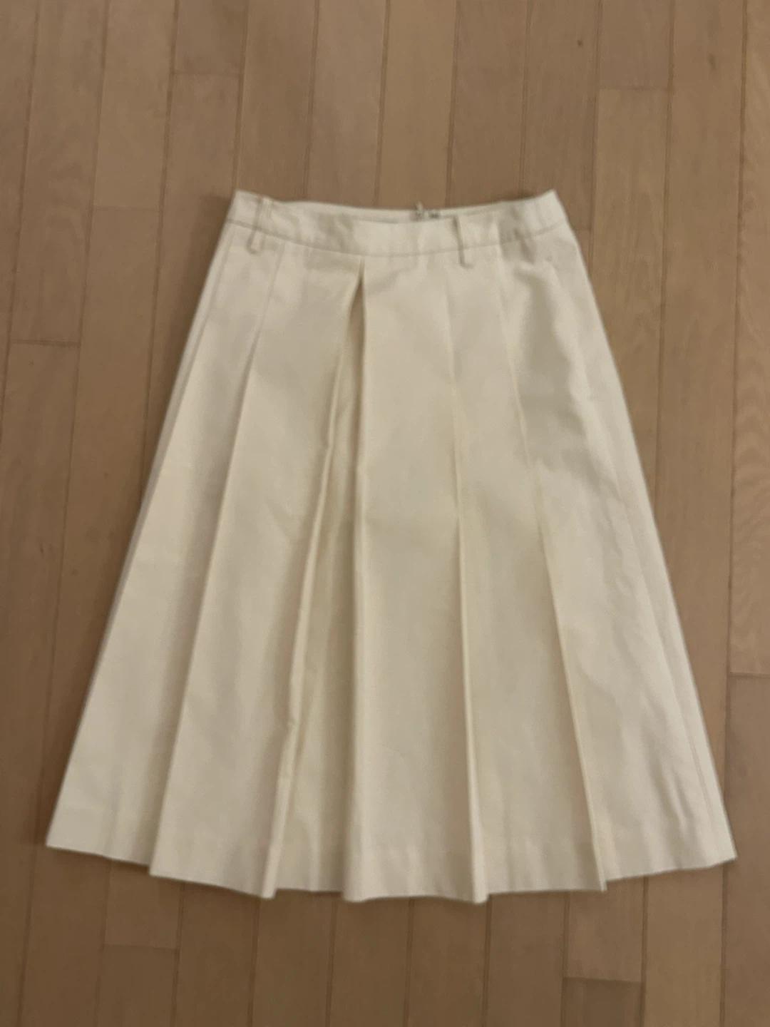 르셉템버 르917 플리츠 아이보리 스커트 2