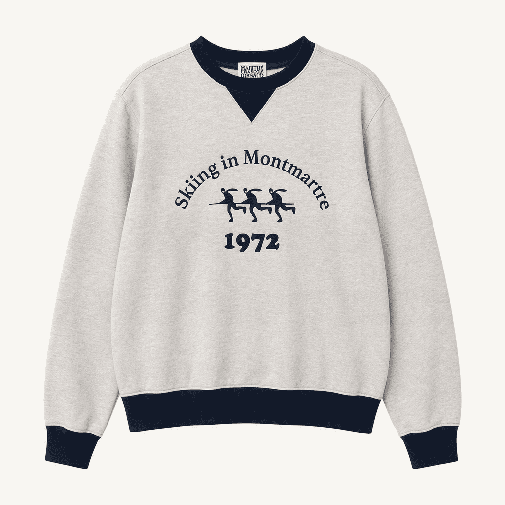 마리떼 프랑소와 저버 1972 그래픽 맨투맨