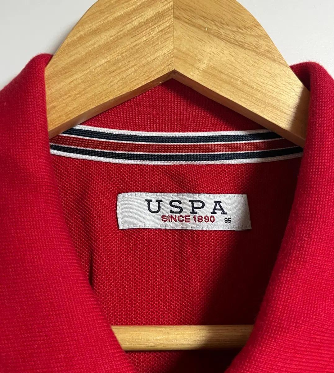 공용 USPA 빅로고 반팔 폴로 카라티셔츠 95 6