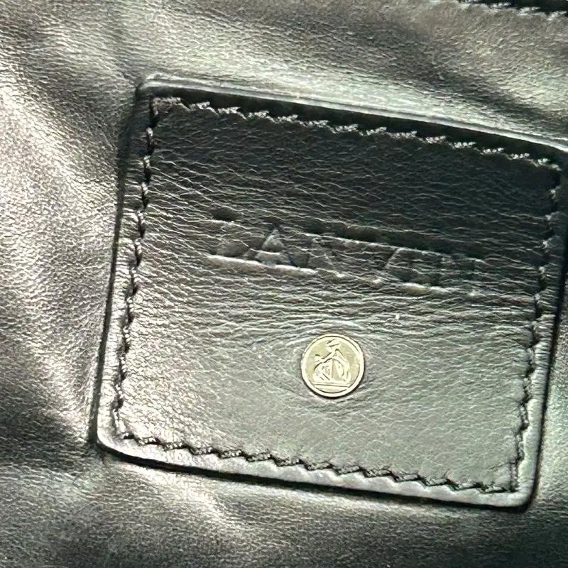 LANVIN 레더 보스턴백 블랙 6