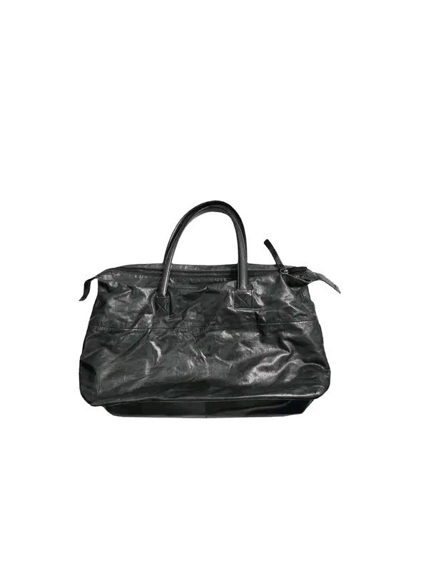 LANVIN 레더 보스턴백 블랙 2