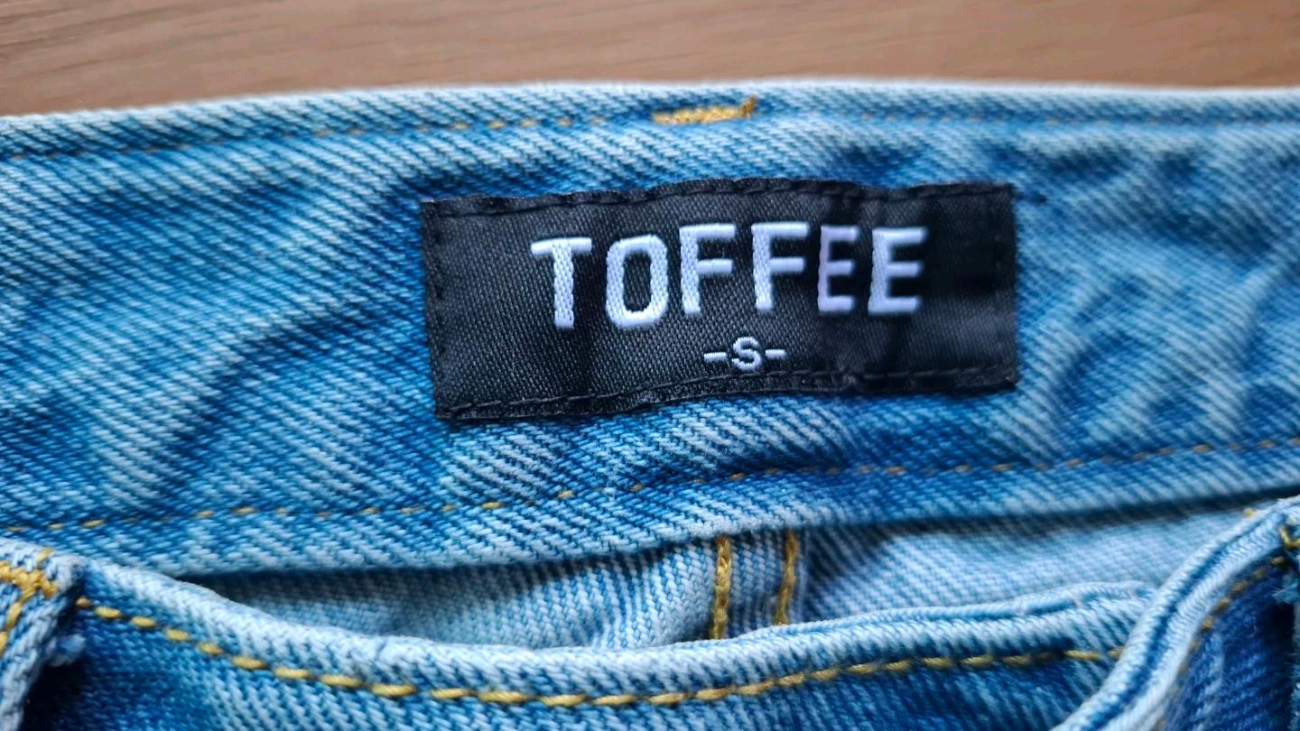 토피 TOFFEE 연청 와이드 데님 팬츠 S 3