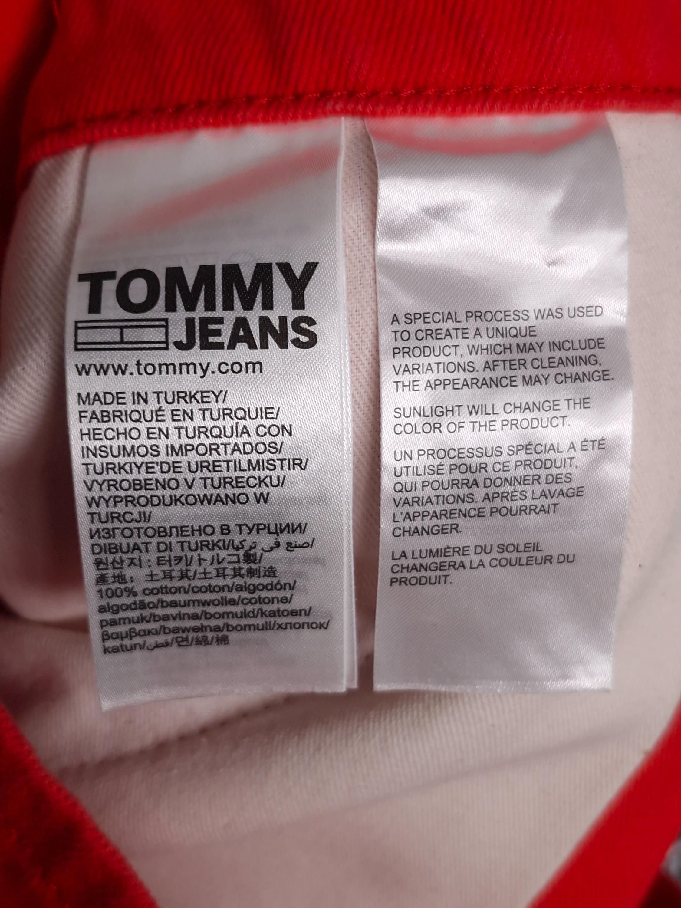 타미 진스 TOMMY JEANS 빨강 멜빵 원피스 M [A939] 5