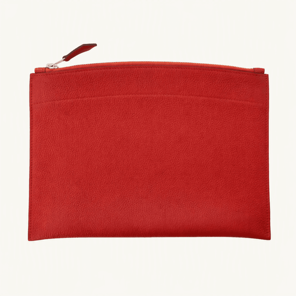 Hermes 에르메스 바자 Bazar 클러치 MM 루즈그레나