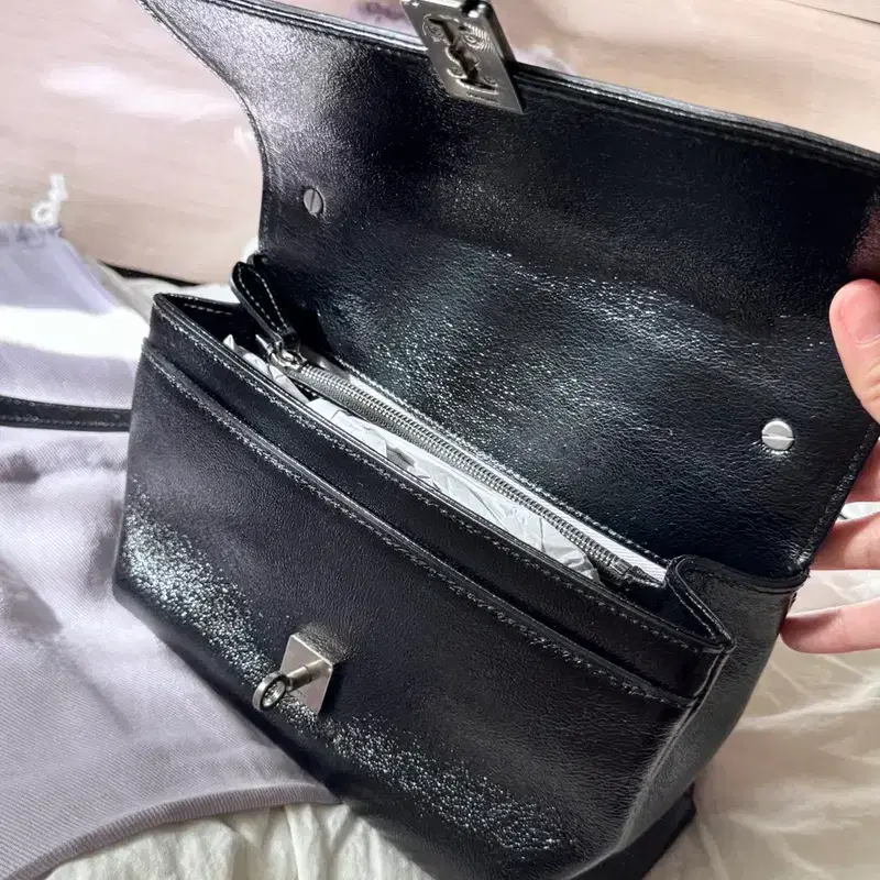 (1회 시착) 분크 바게트 숄더 스몰 (별도구매한 체인스트랩 추가) 3