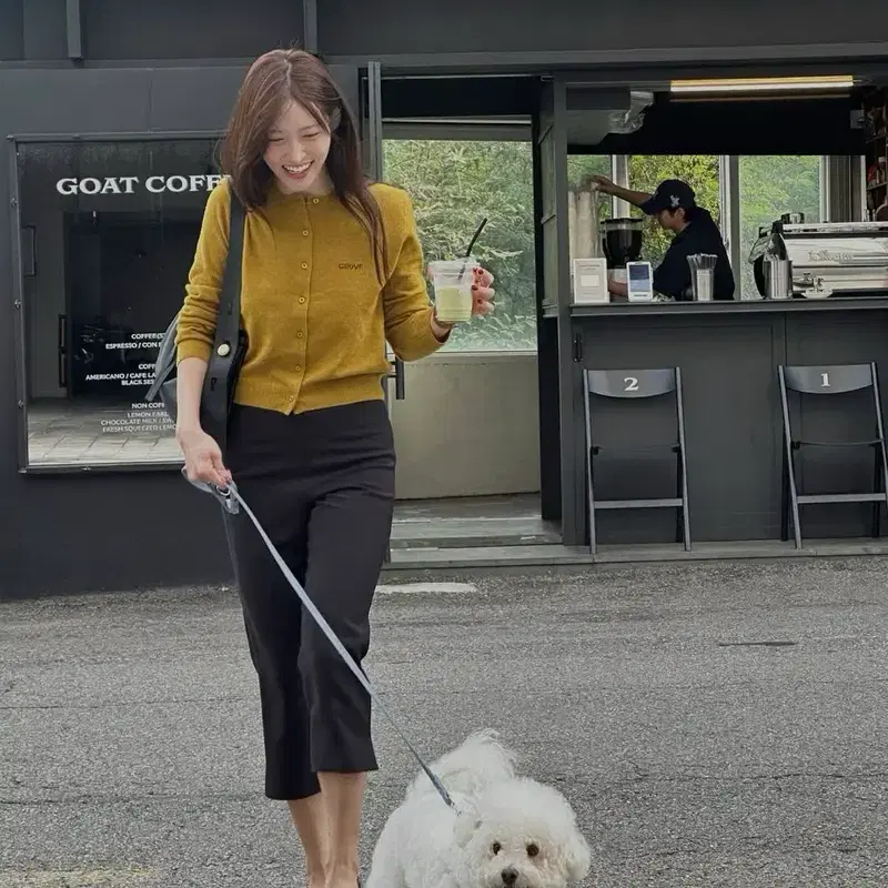 그로브스토어 택달린 새상품 엘레나 가디건 여성가디건 여성가을가디건 올리브니트 올리브가디건 3