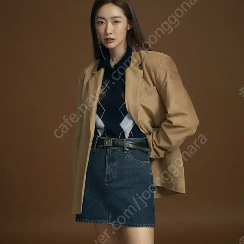 그로브 에반 스웨이드 차정원자켓 베이지 4
