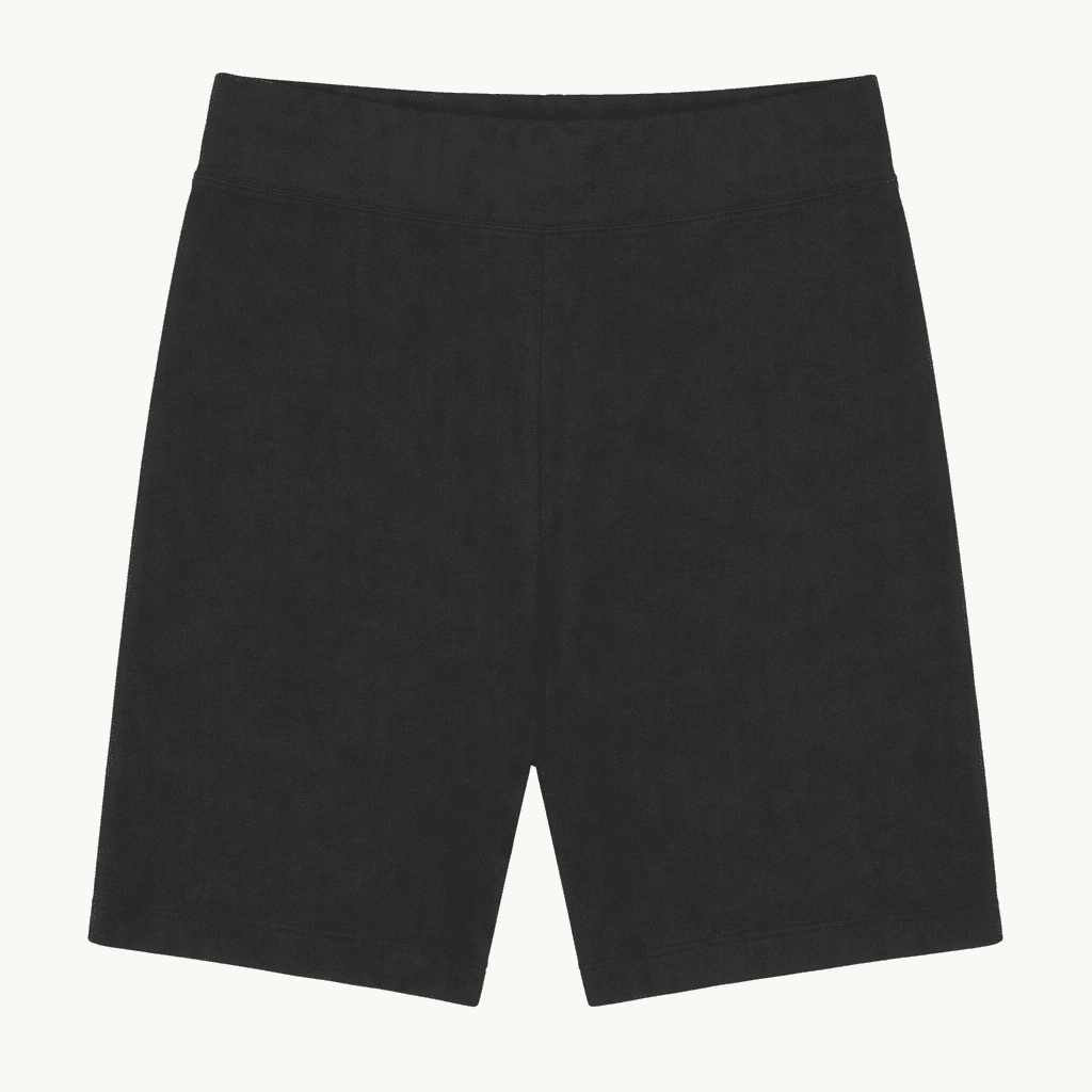 얀13 COTTON BIKER SHORTS black L