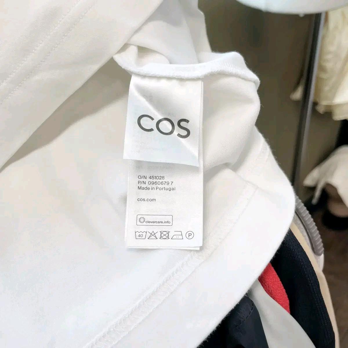 COS 여성캐주얼 면반팔 흰색M 6