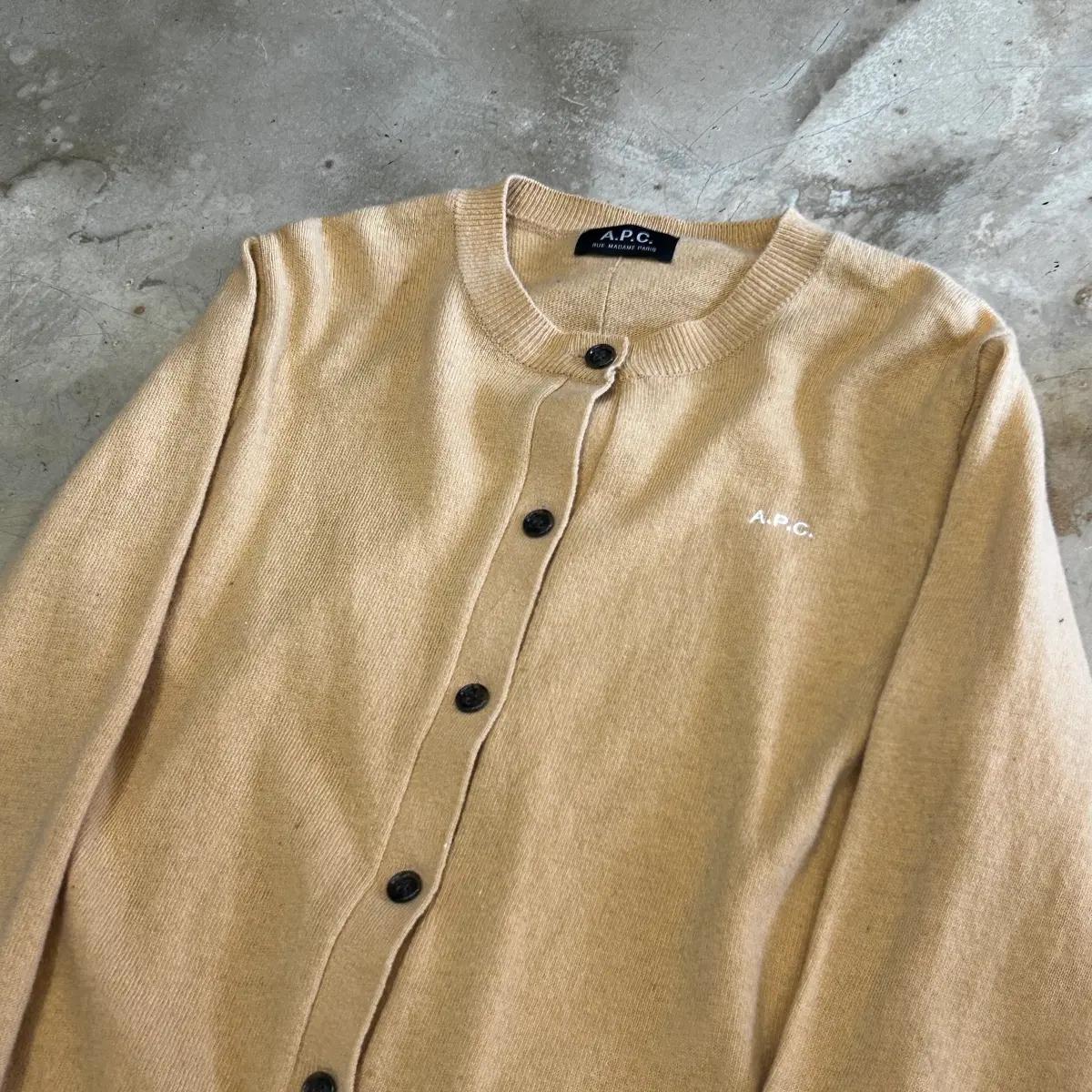 A.P.C 여성용 브라운 니트 가디건 2