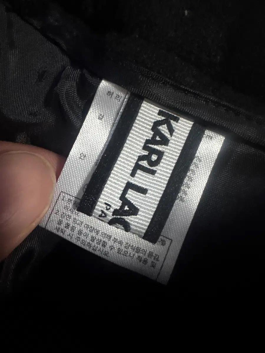 여성 칼 라거펠트 울 혼방 빈티지 플리츠 스커트 치마 블랙 4