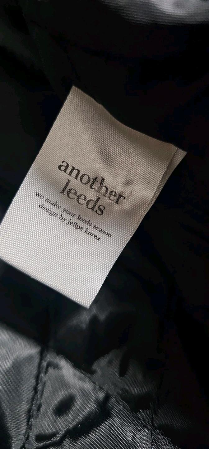 another leeds 블랙 트위드 퀄팅 자켓  55 9