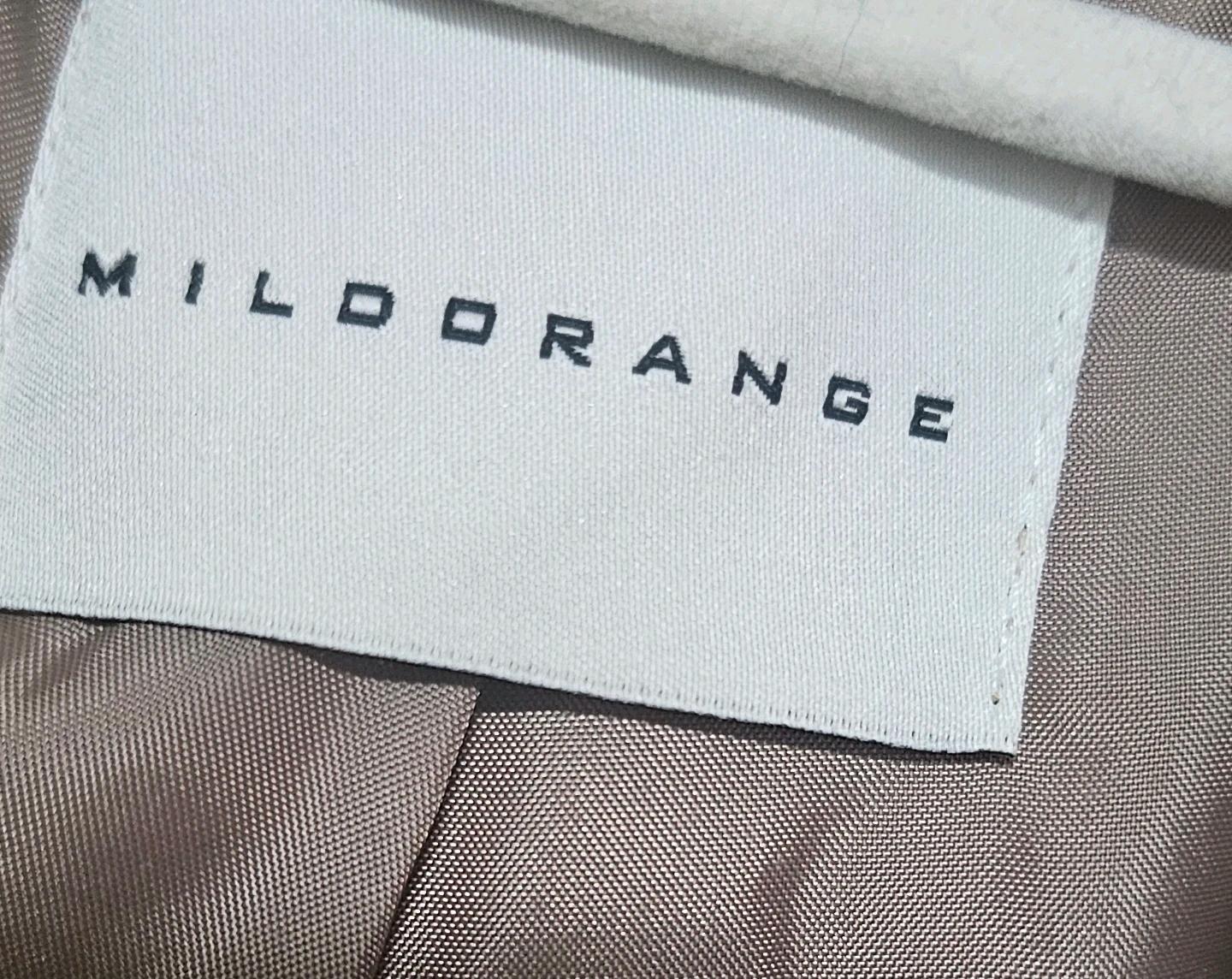 Mild Orange 디자이너 브랜드 오버핏 울자켓 5