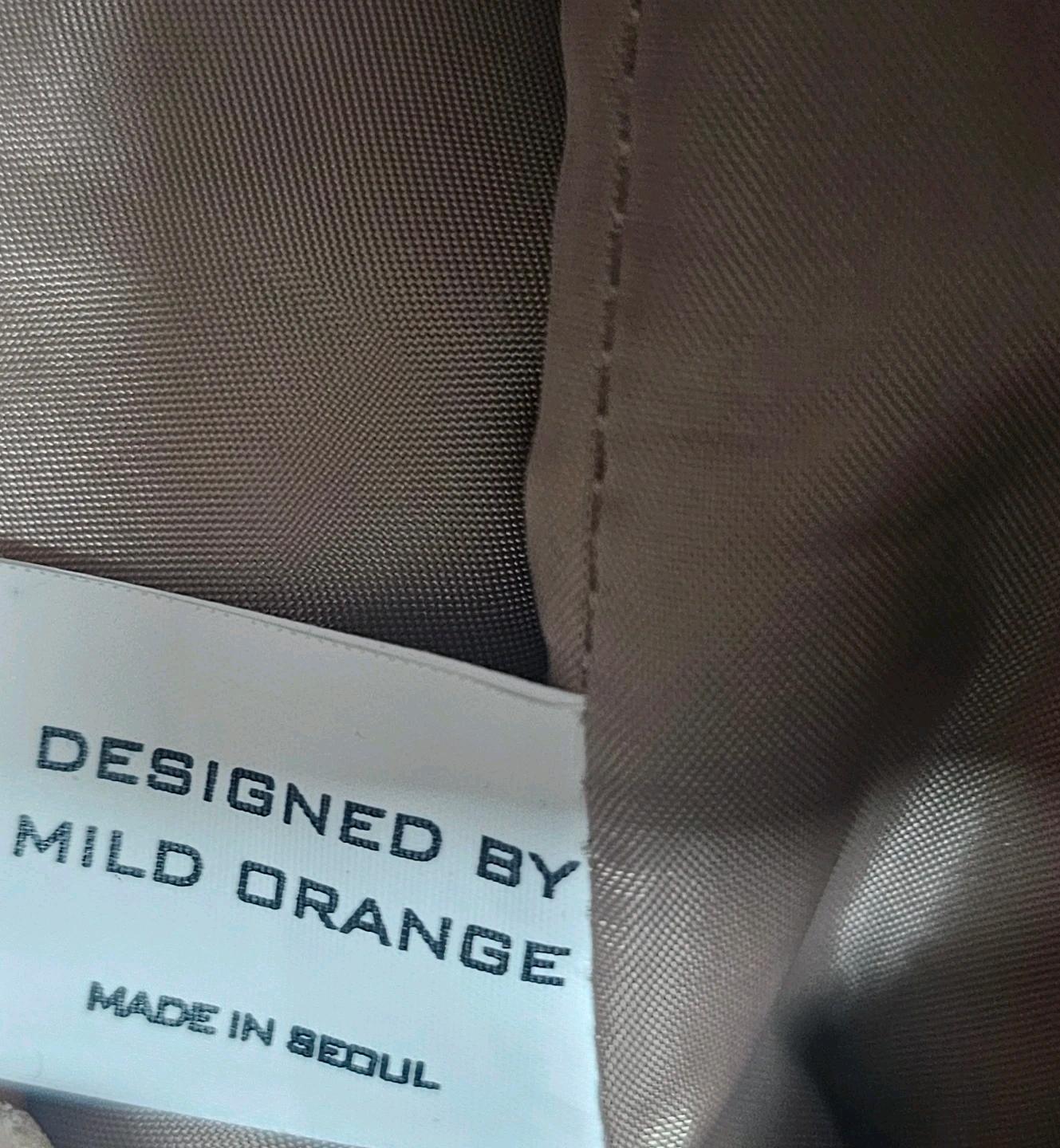 Mild Orange 디자이너 브랜드 오버핏 울자켓 7
