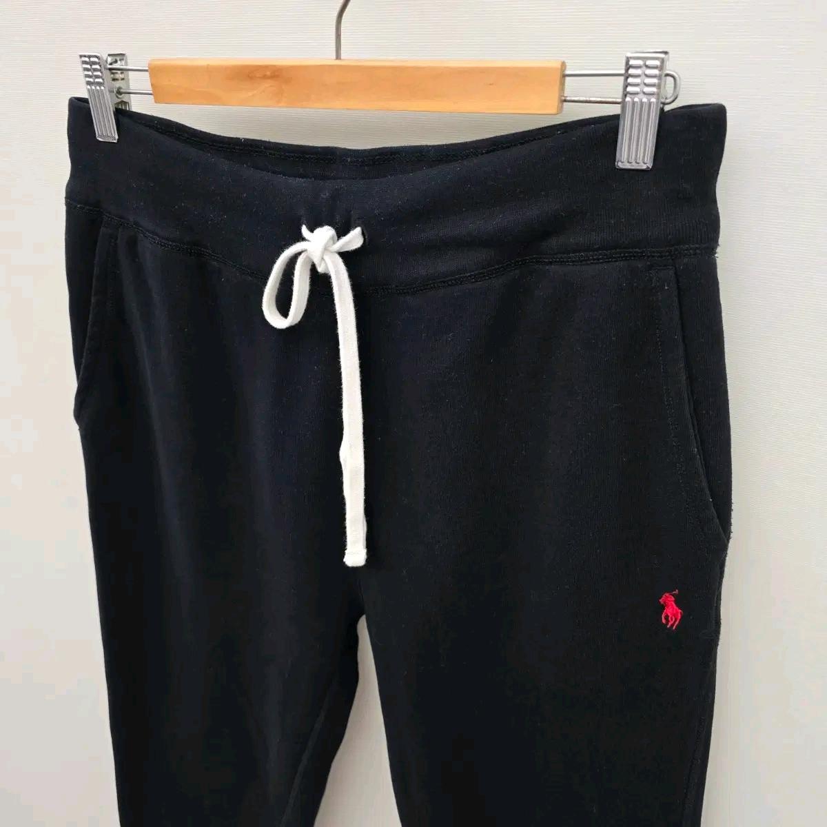 폴로 랄프로렌 클래식 포니 스웨트 조거팬츠 블랙 (S) 3