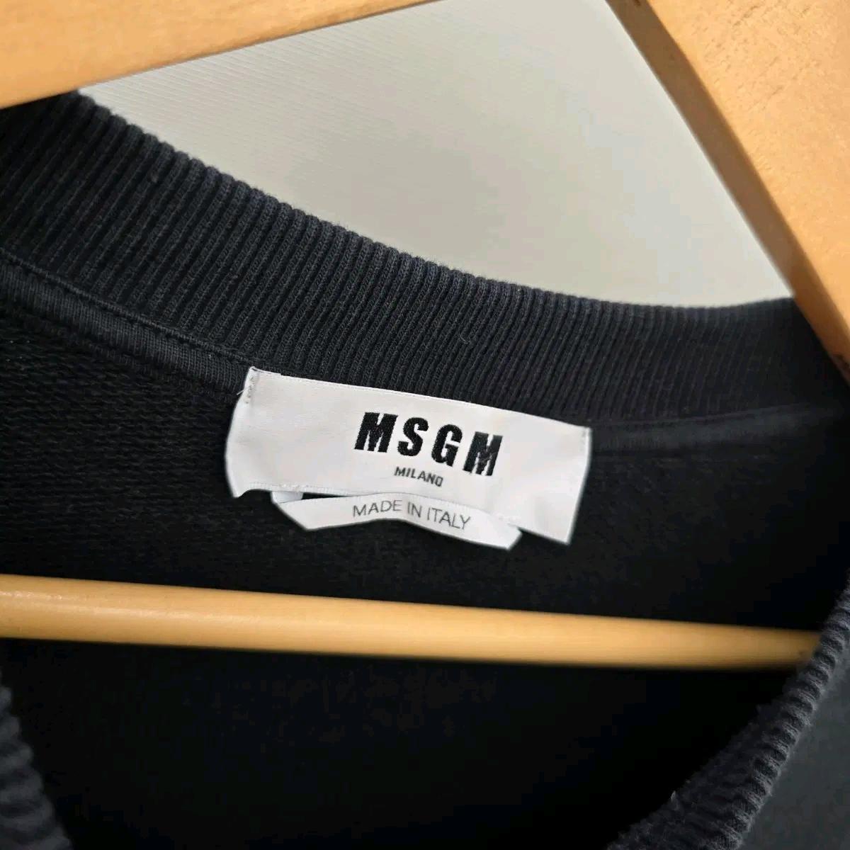 MSGM  맨투맨 블랙 (XL) 5