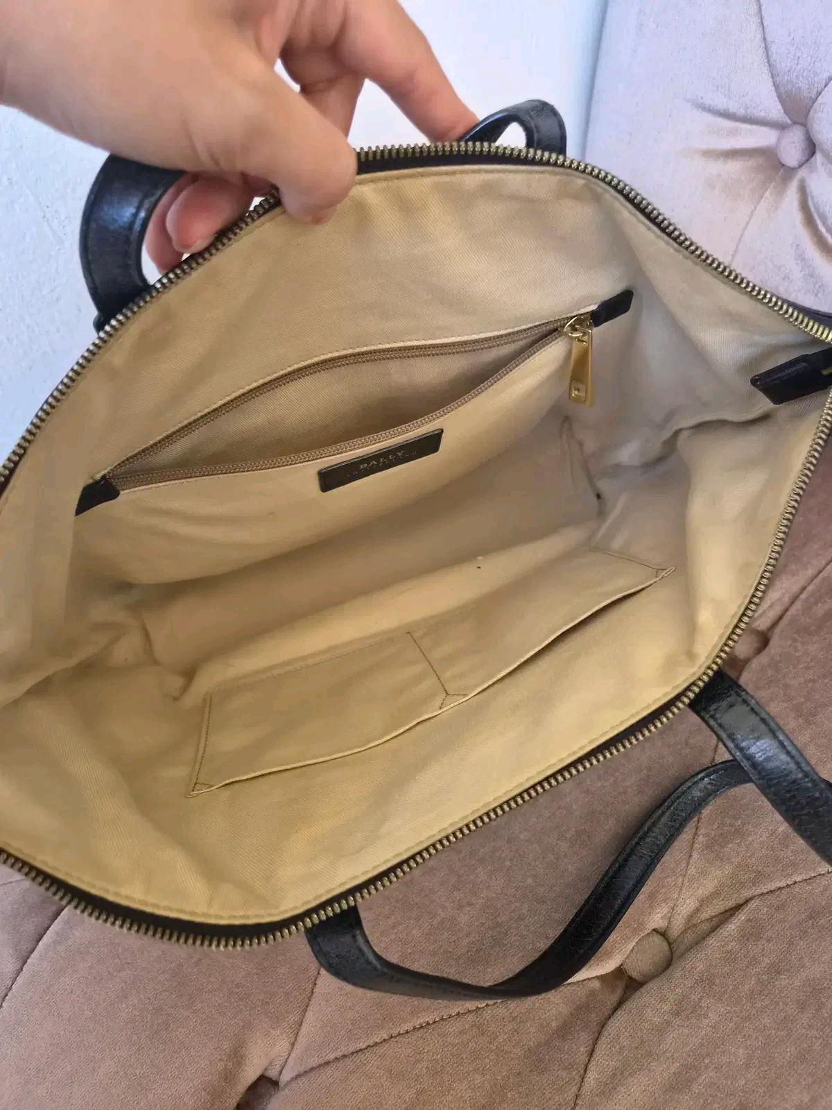 발리 Bally 블랙 오일가죽 숄더백 7
