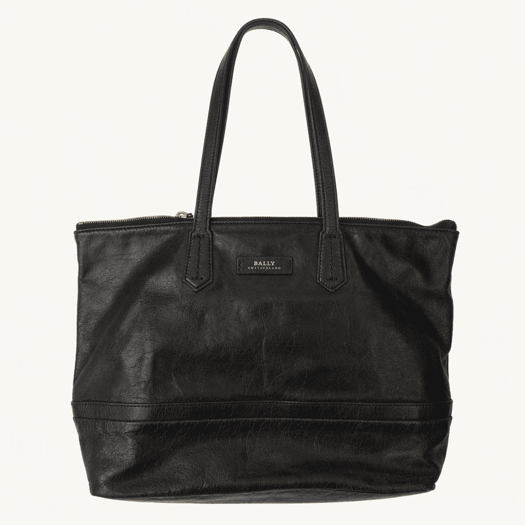 발리 Bally 블랙 오일가죽 숄더백