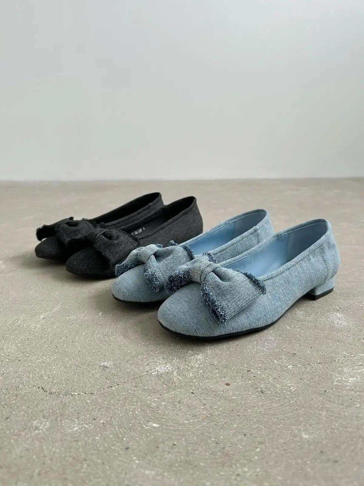 @세일 343 블루 230-페브릭 텍스쳐 2.5cm 러블리 리본플랫-새상품 12