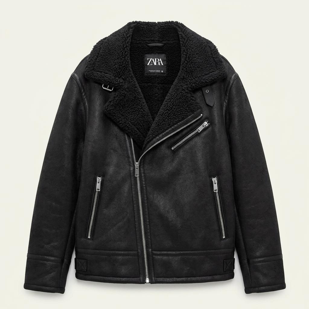[정품] zara 자라 바이커 래더 재킷