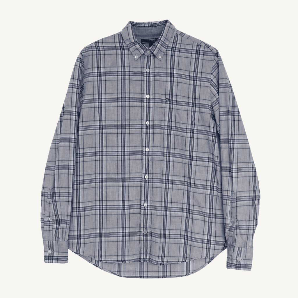 타미힐피거 체크 셔츠 L 100-105추천