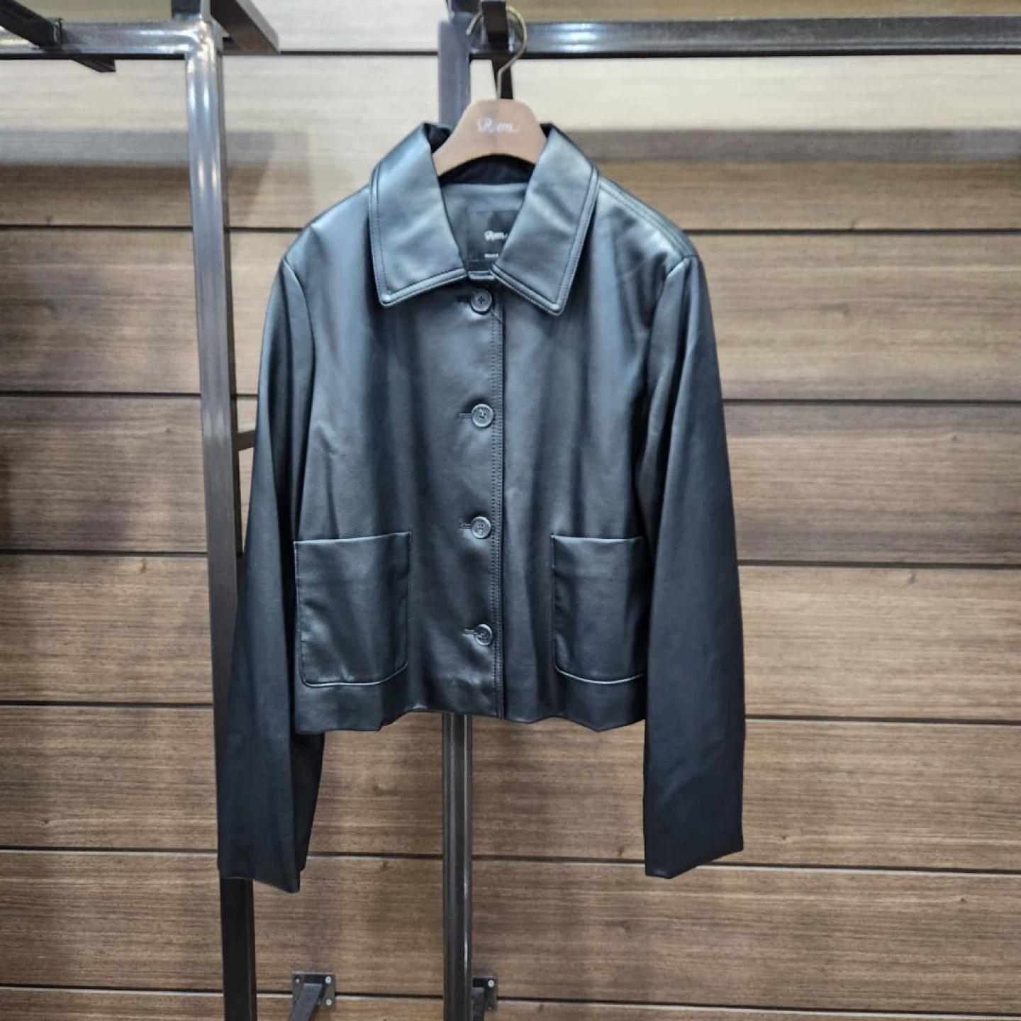 로엠 셔츠형 레더자켓 L 2