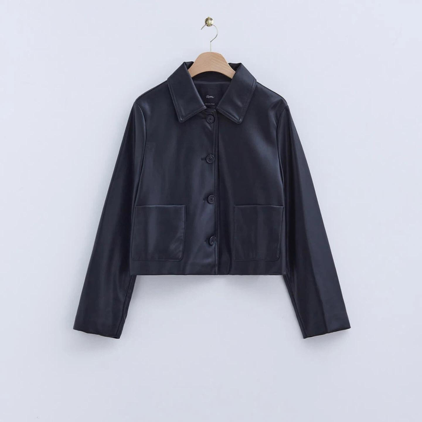 로엠 셔츠형 레더자켓 L 9