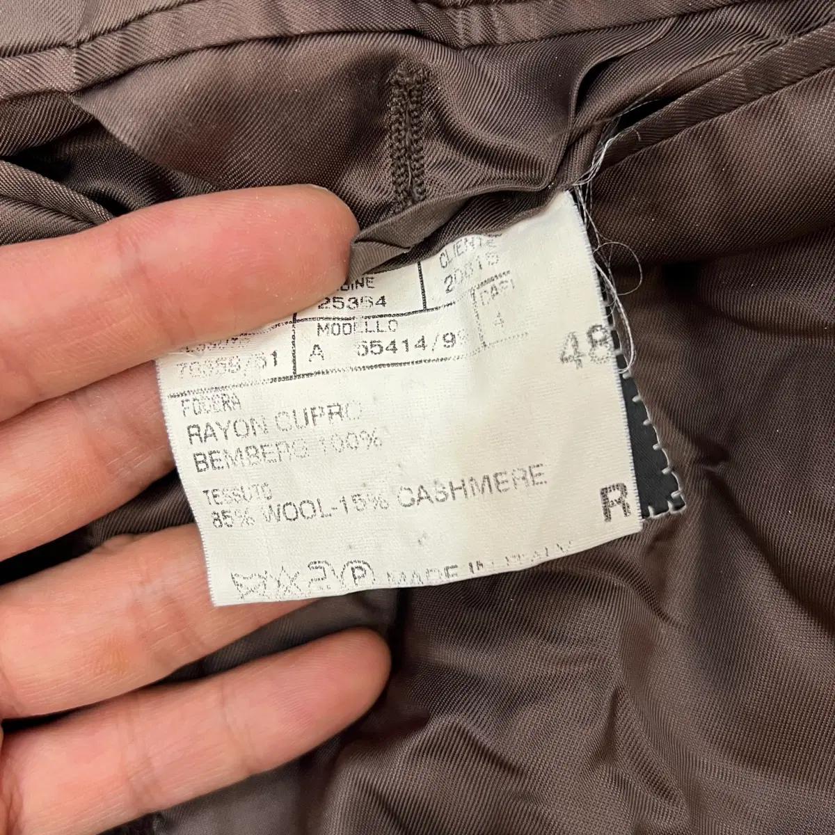 48 셀린느 브라운 울 캐시미어 혼방 롱 코트 9