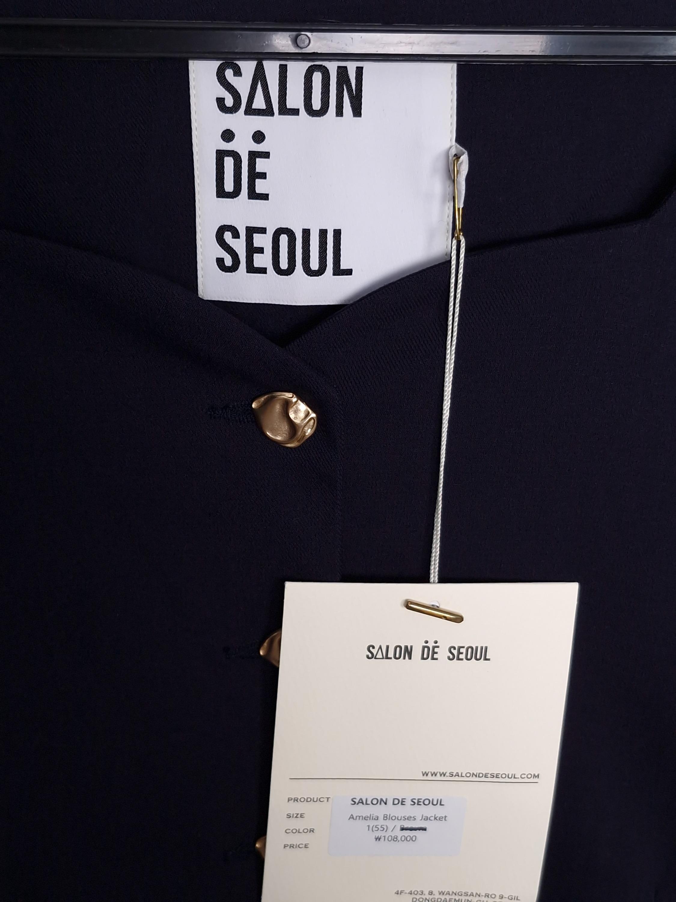 살롱드서울 SALON DE SEOUL 네이비 재킷 55 (새상품) [A965] 4
