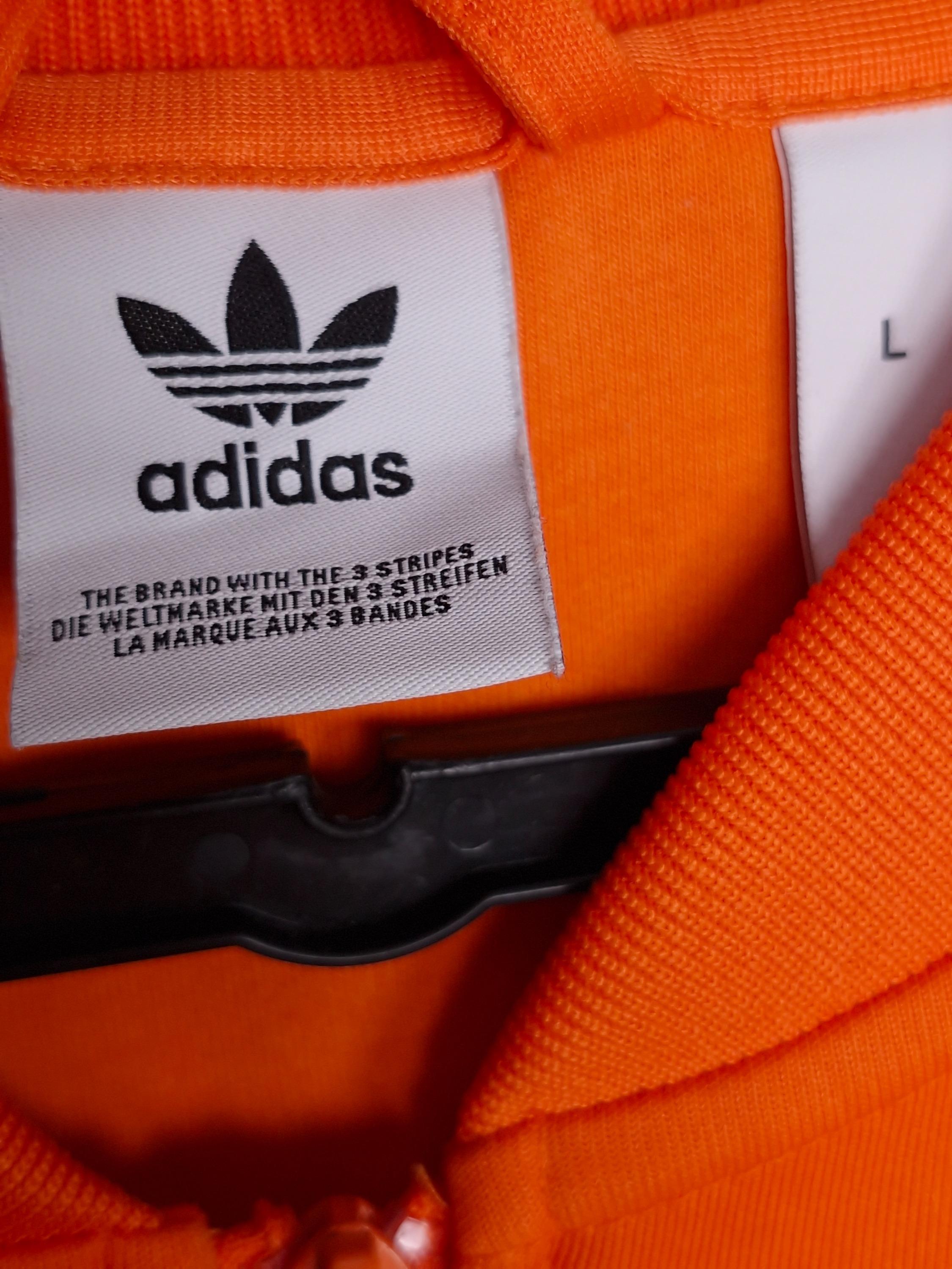 아디다스 adidas 주황 집업 L [A969] 4