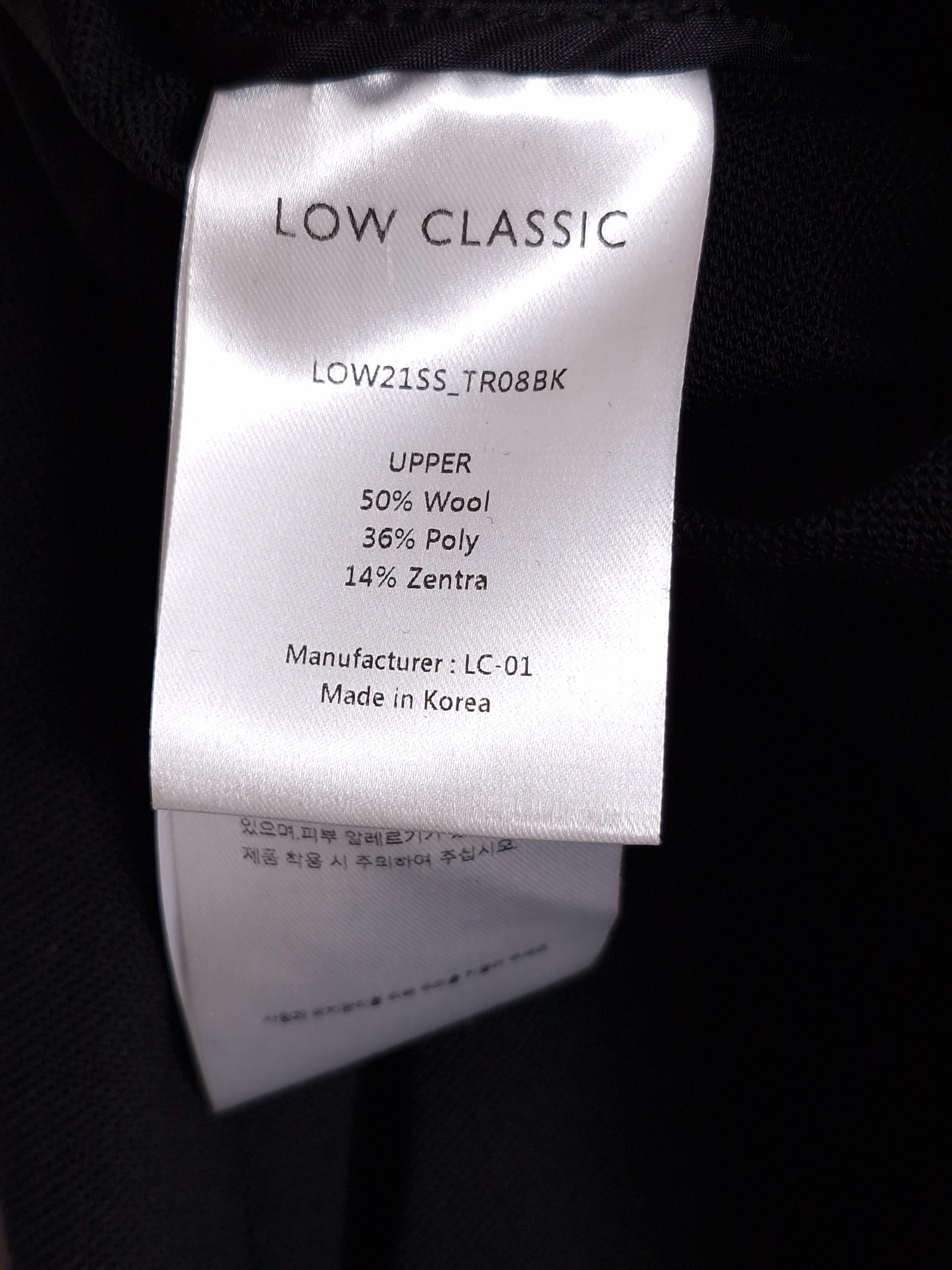 로우클래식 LOW CLASSIC 핀턱 슬랙스 S (새상품) [A979] 5