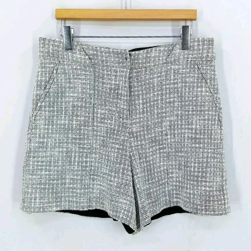 잇미샤 여성 춘하 트위드 숏팬츠 믹스아이보리 (HU46873) 2