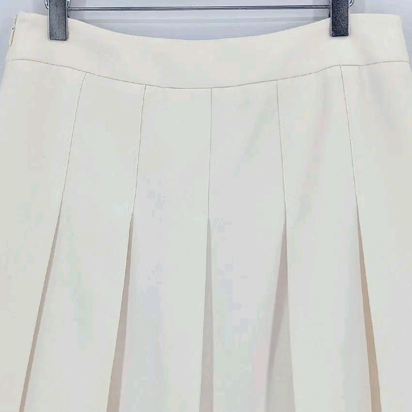 나이스클랍 여성 춘추 플리츠스커트 라이트베이지70 (HU46877) 4
